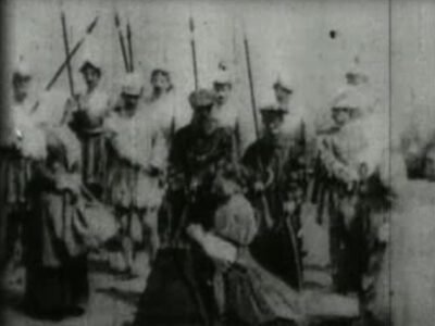 Image taken from "The Execution of Mary Stuart", a film produced in 1895