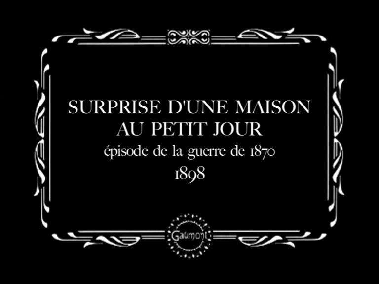 Surprise d'une maison au petit jour