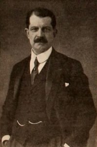 French inventor, engineer, and industrialist Léon Gaumont, on page 5000 of the June 19, 1920 Motion Picture News. Gaumont was the director of a French motion picture firm.